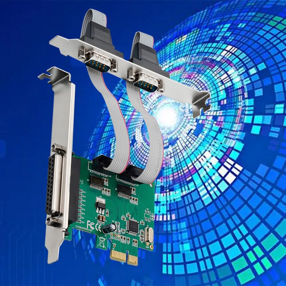 Amazon | Nsodigry 拡張カード 36 PCIe X1 CH382L 2S1P 産業用 232+1